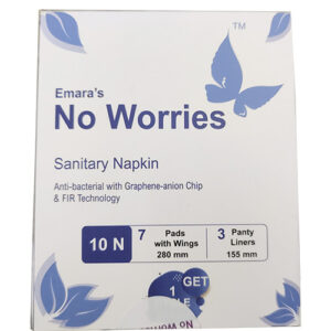 Emara's No Worries Sanitary Pad (1 Cycle Package )