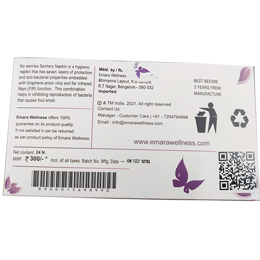 Emara's No Worries Sanitary Pad (3 Cycle Package) - Image 4